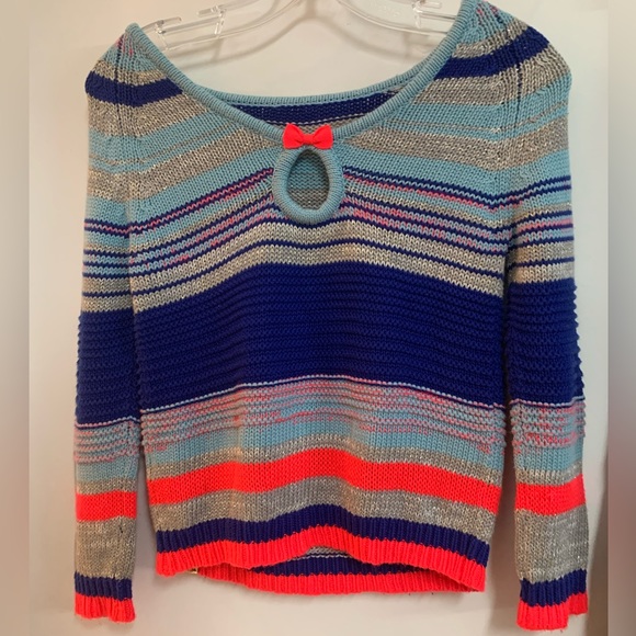 Little Marc Jacobs Striped Open Back Sweater - Picture 8 of 13